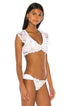 PQ Swim Water Lily LACE RUFFLE TOP